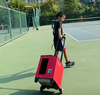 How to use a tennis ball machine?